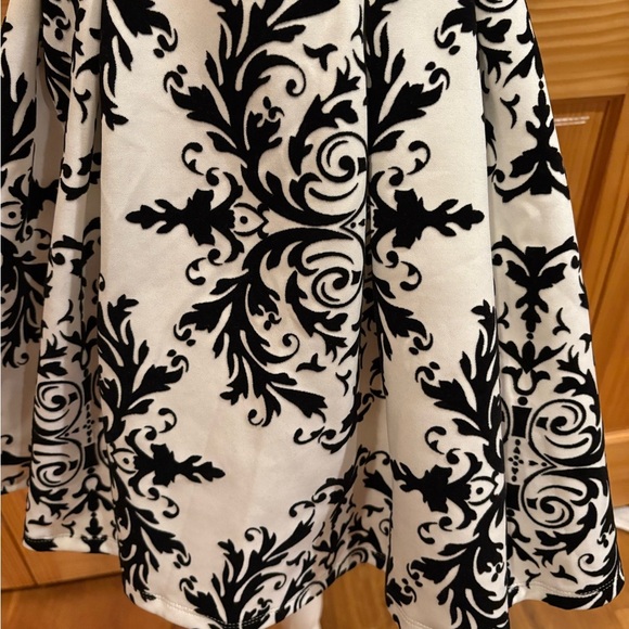 Crystal Doll Black and White Fit and Flare
Dress - Picture 5 of 16